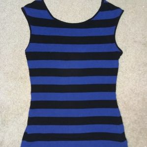 Express Black&Blue Cap Tank